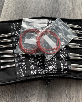 chiaogoo red lace interchangeable needles complete set
