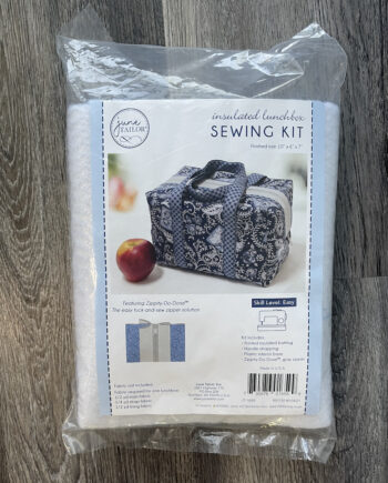 Insulated Lunchbox Tote Kit - Zipper Navy by June Tailor- Quilt in a Day  Patterns