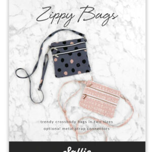 Sallie Tomato Zippy Bags Crossbody Sewing Pattern 2 Sizes