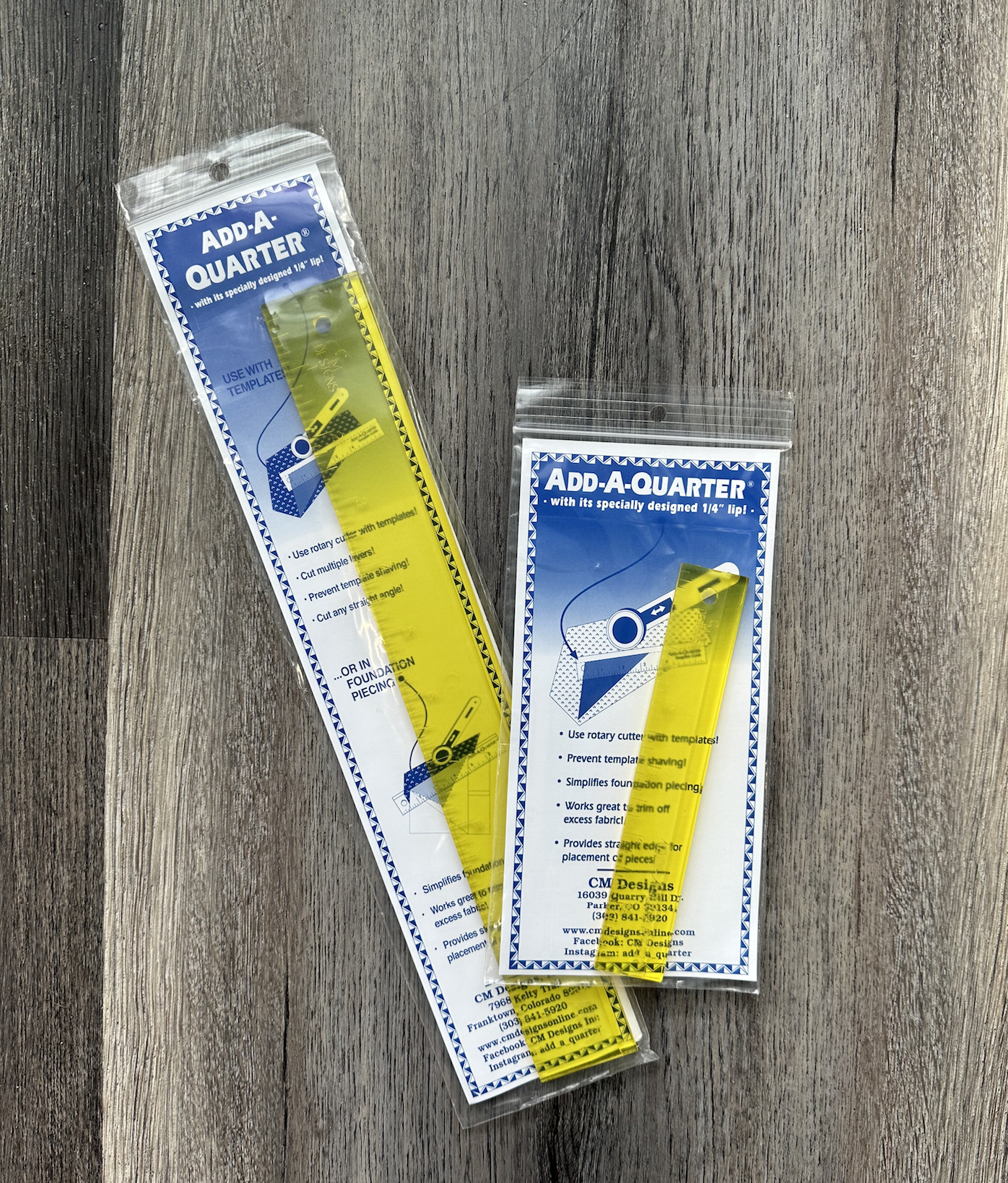 Add-A-Quarter PLUS Ruler - 12 Inch