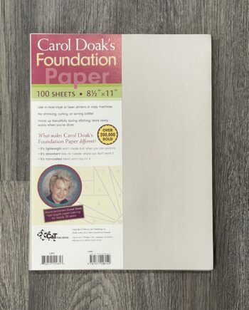 carol doak foundation paper sheet