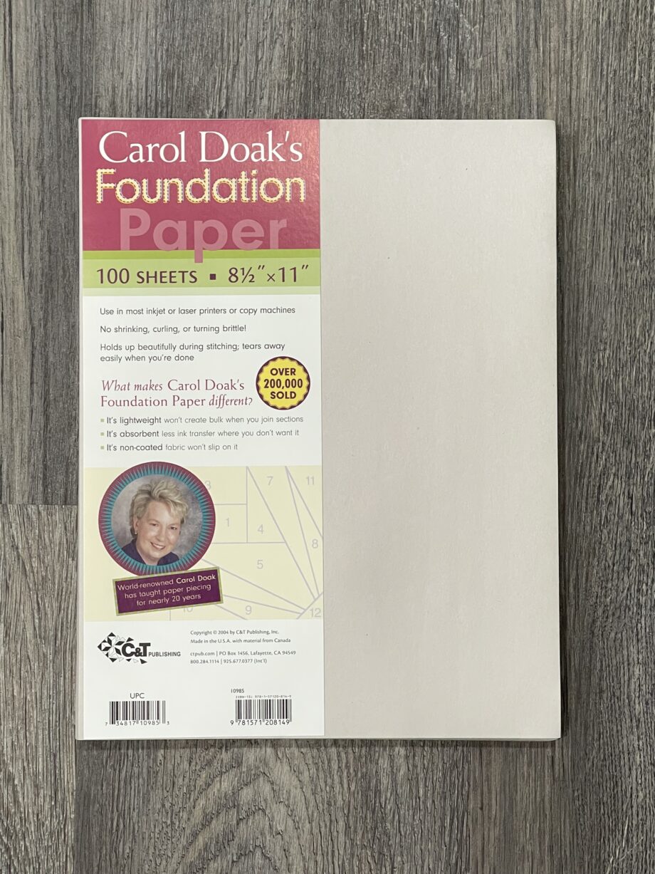 carol doak foundation paper sheet