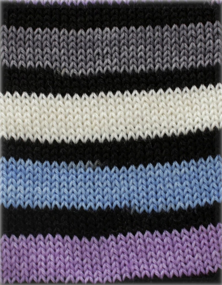Inertia Boomerang Nebula self striping yarn by string theory colorworks