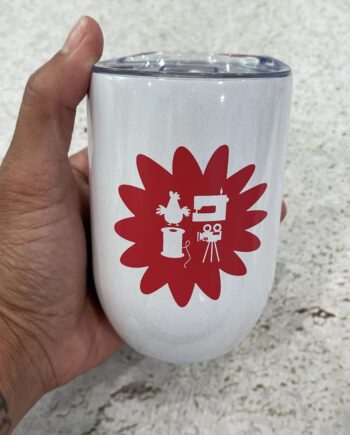 crafty gemini logo tumbler cup