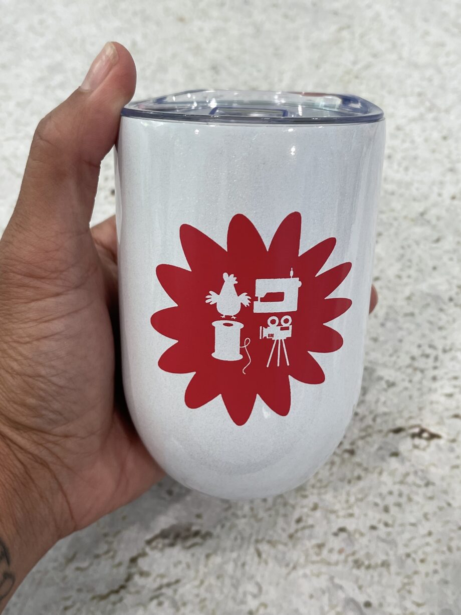 crafty gemini logo tumbler cup