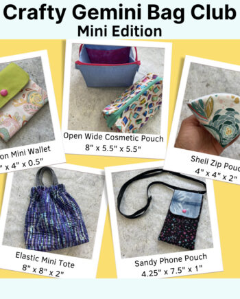 crafty gemini bag club mini edition