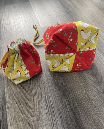 Origami Patchwork Pouch