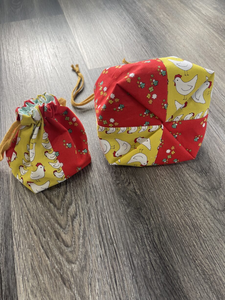 Origami Patchwork Pouch