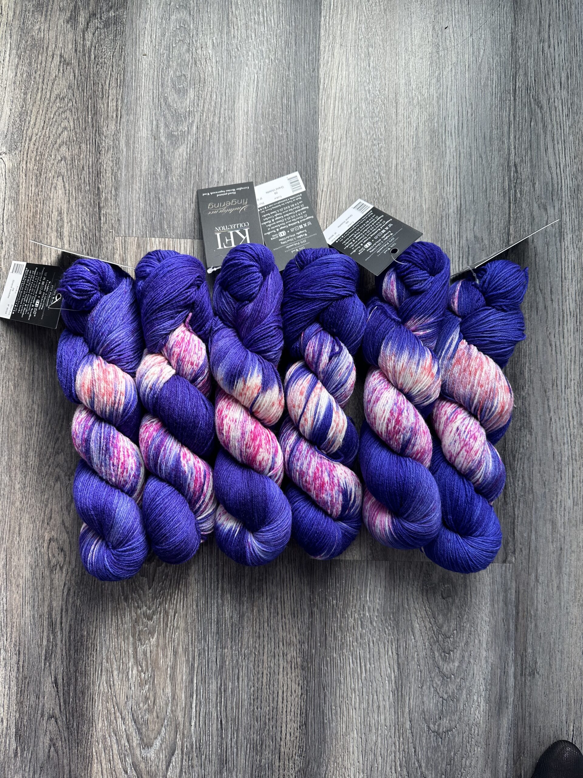 Misty Pines Hand-Dyed Sock Yarn Kit - Pattern