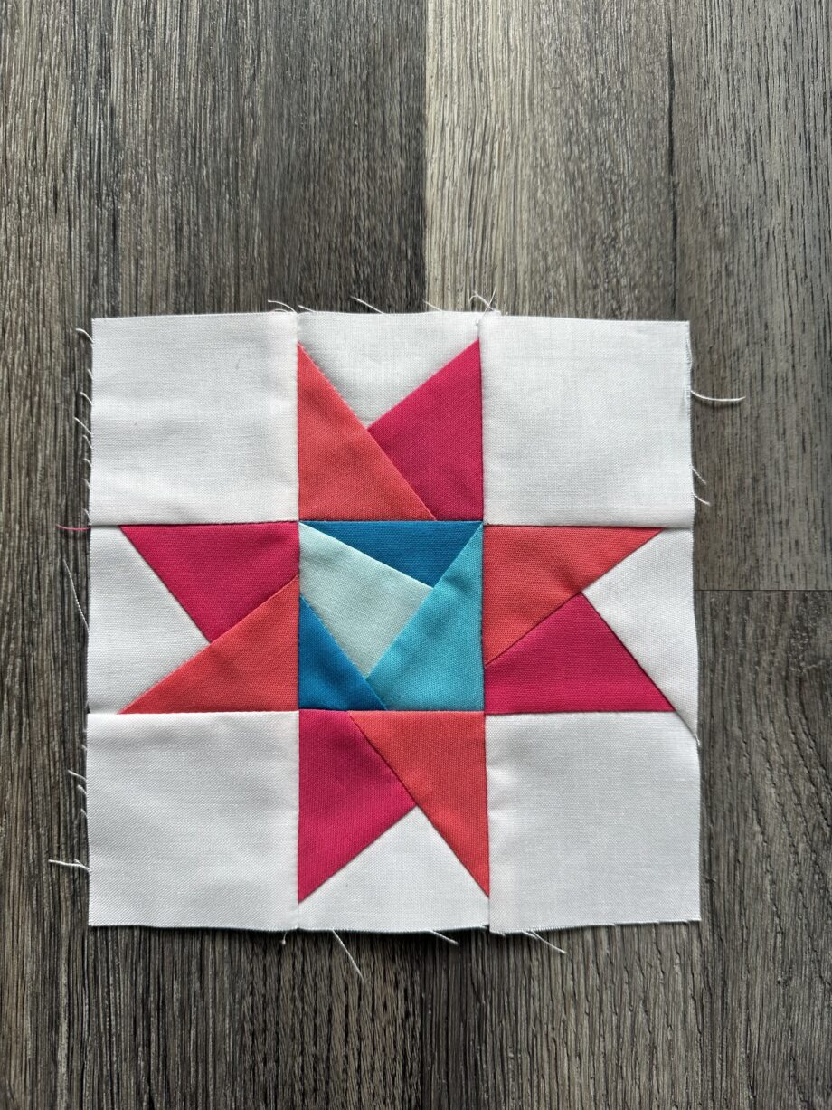 star block FPP Quilt Club 2 by crafty gemini