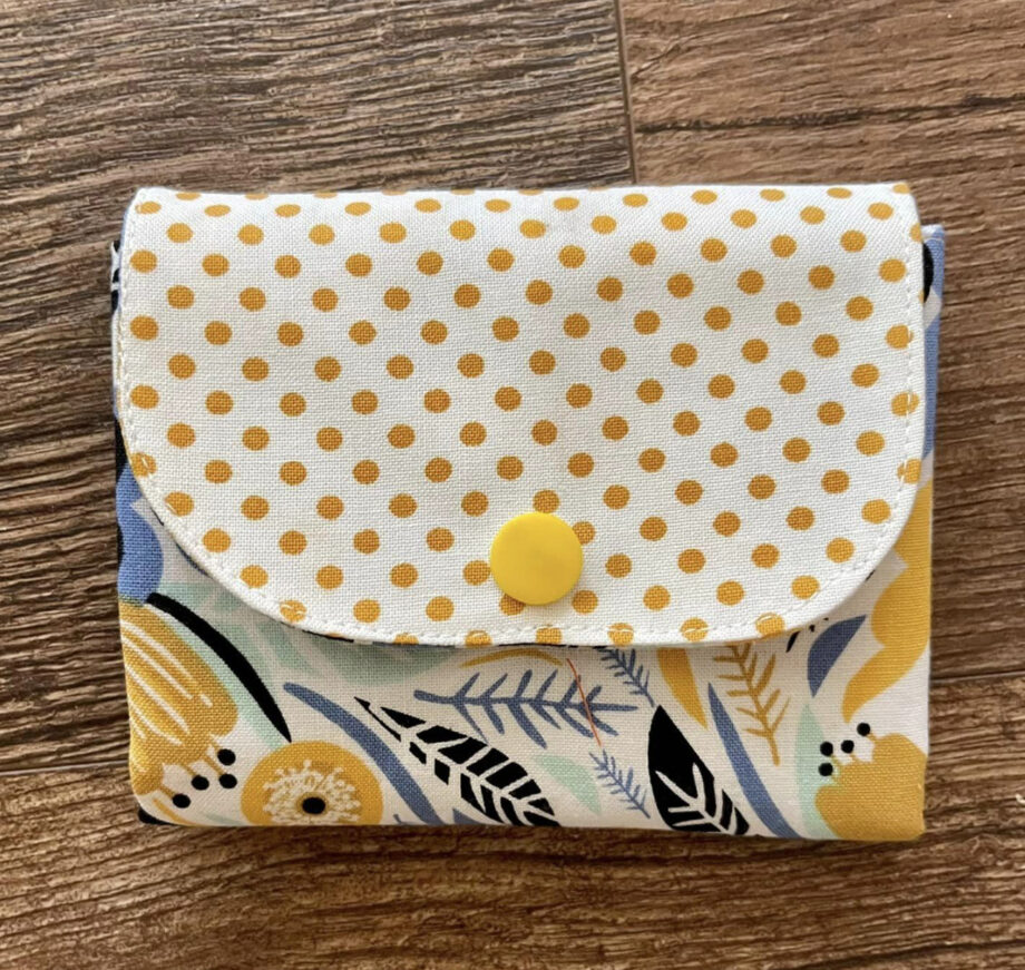accordion mini wallet by crafty gemini
