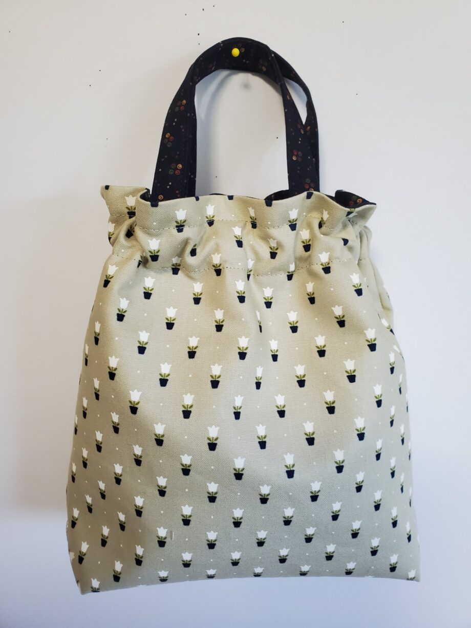 elastic mini tote by crafty gemini