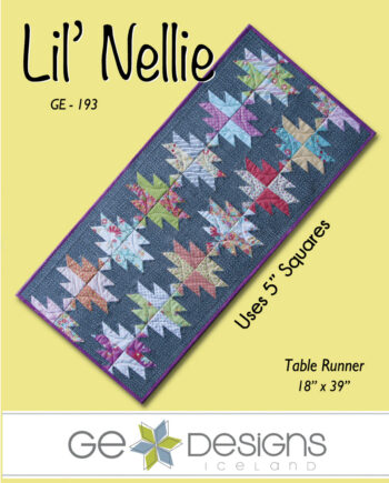 Lil Nellie Table Runner pattern by GE Designs Stripology