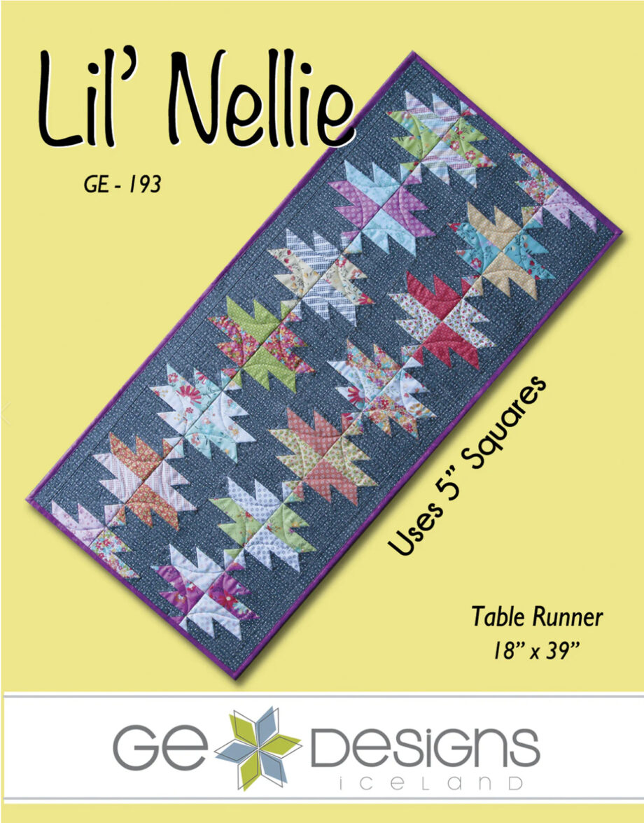 Lil Nellie Table Runner pattern by GE Designs Stripology