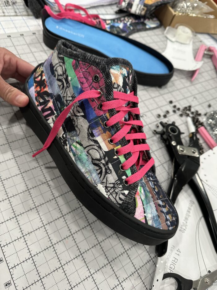quilted sneakers by Crafty Gemini