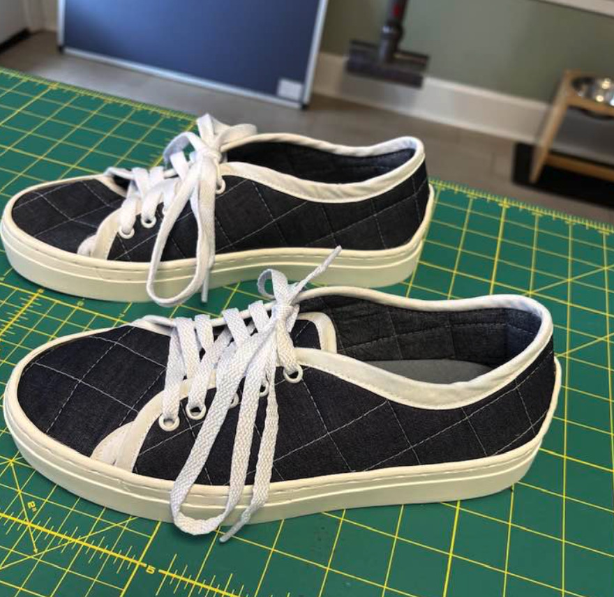 quilted sneakers