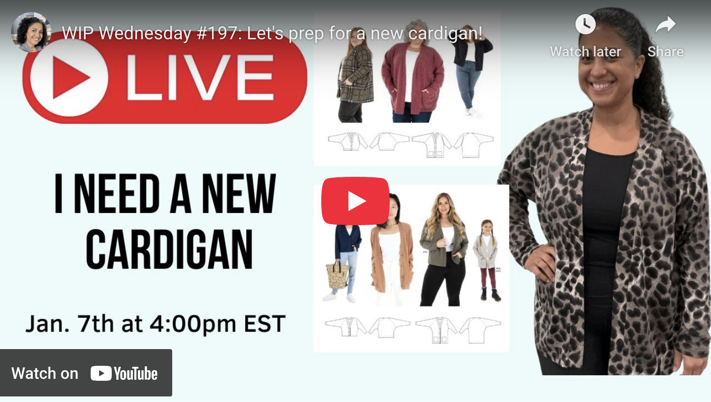 WIP Wednesday #197: Let's prep for a new cardigan!