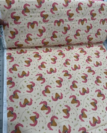 Astrology by Juliet Meeks for Paintbrush Studios by the yard. Aries