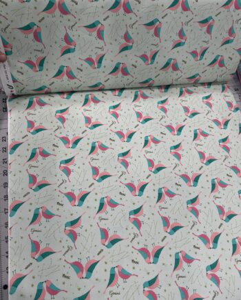 Astrology by Juliet Meeks for Paintbrush Studios by the yard. Gemini