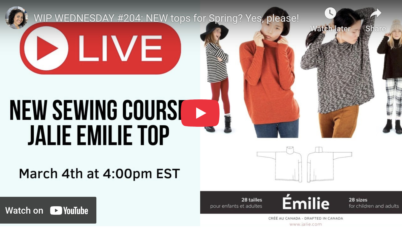 WIP WEDNESDAY #204: NEW tops for Spring? Yes, please!