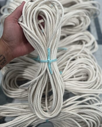 3/16" diameter 100% cotton rope