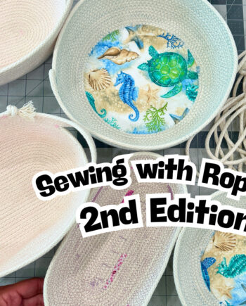 sewing with cotton rope 2nd edition by crafty gemini