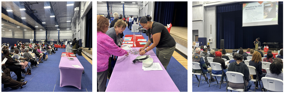 Three photos from the Alachua Senior Citizen Showcase